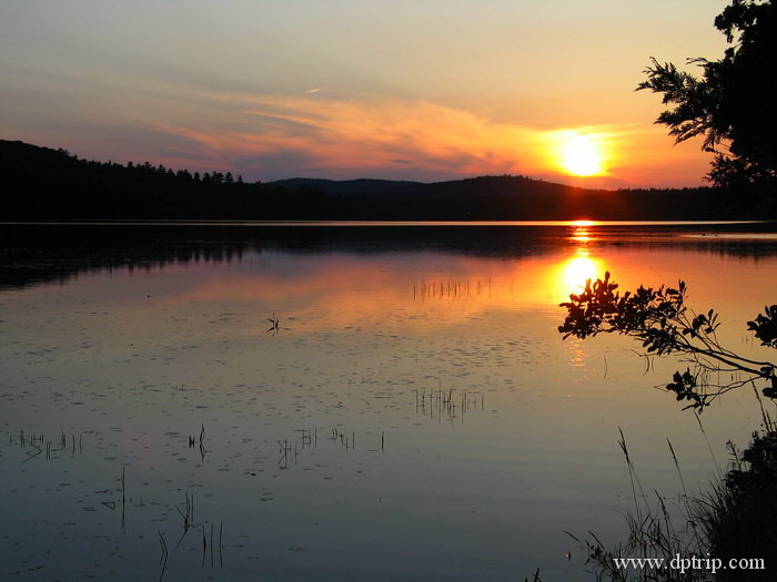 2006_Eastern Pine_008 夕阳下的Stratton Lake